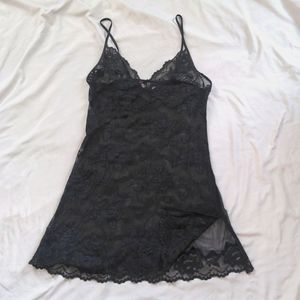 Victoria's Secret Black Lace Nighty